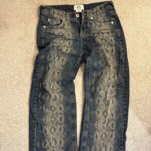 BDG Urban Outfitters Denim Snakeskin Print Jeans